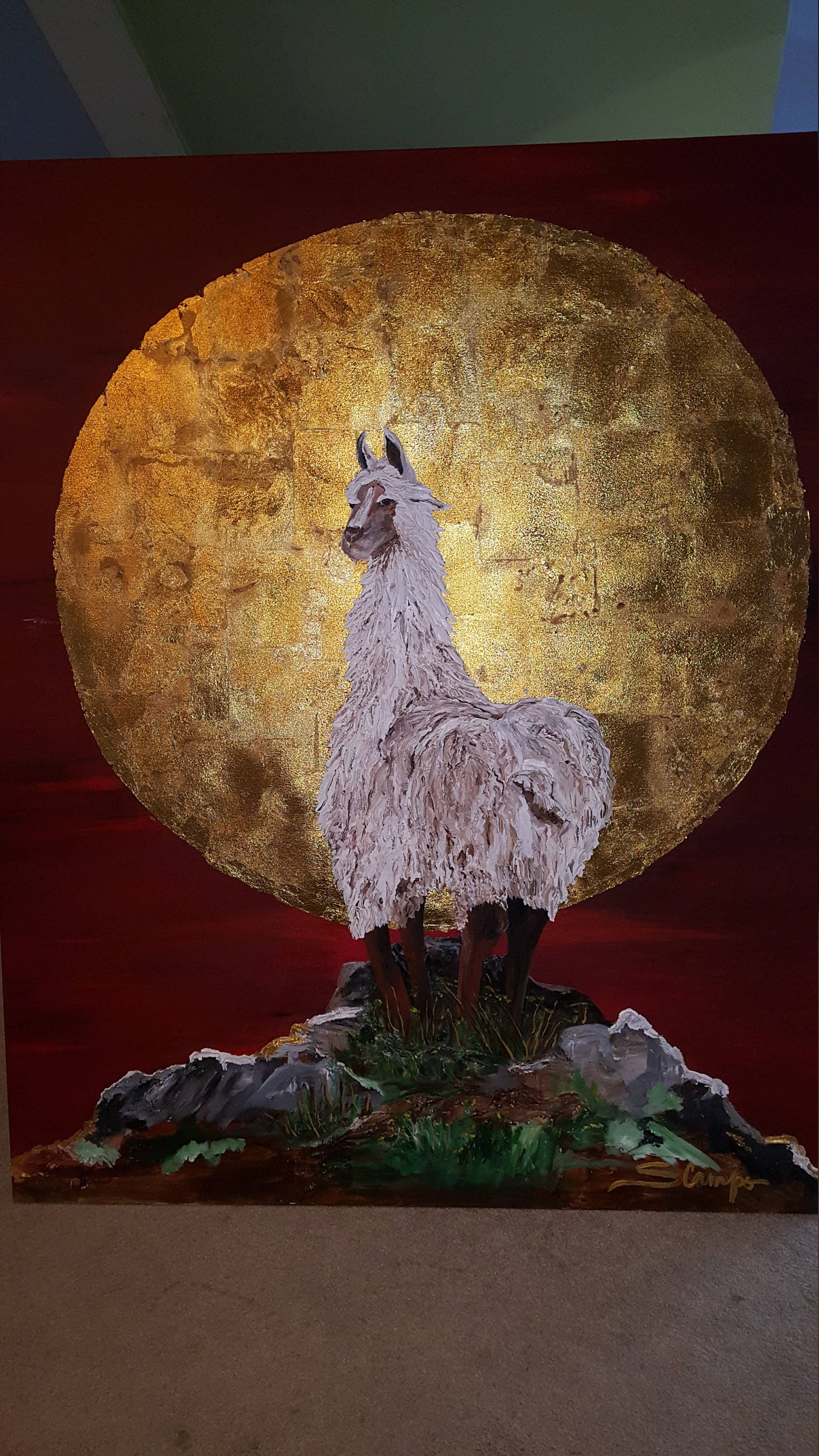 Llama Painting