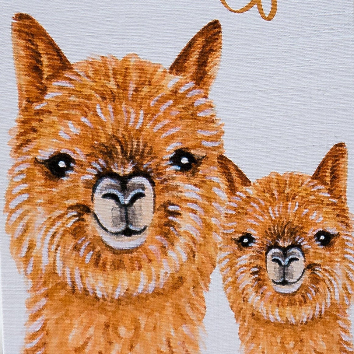 Alpaca card