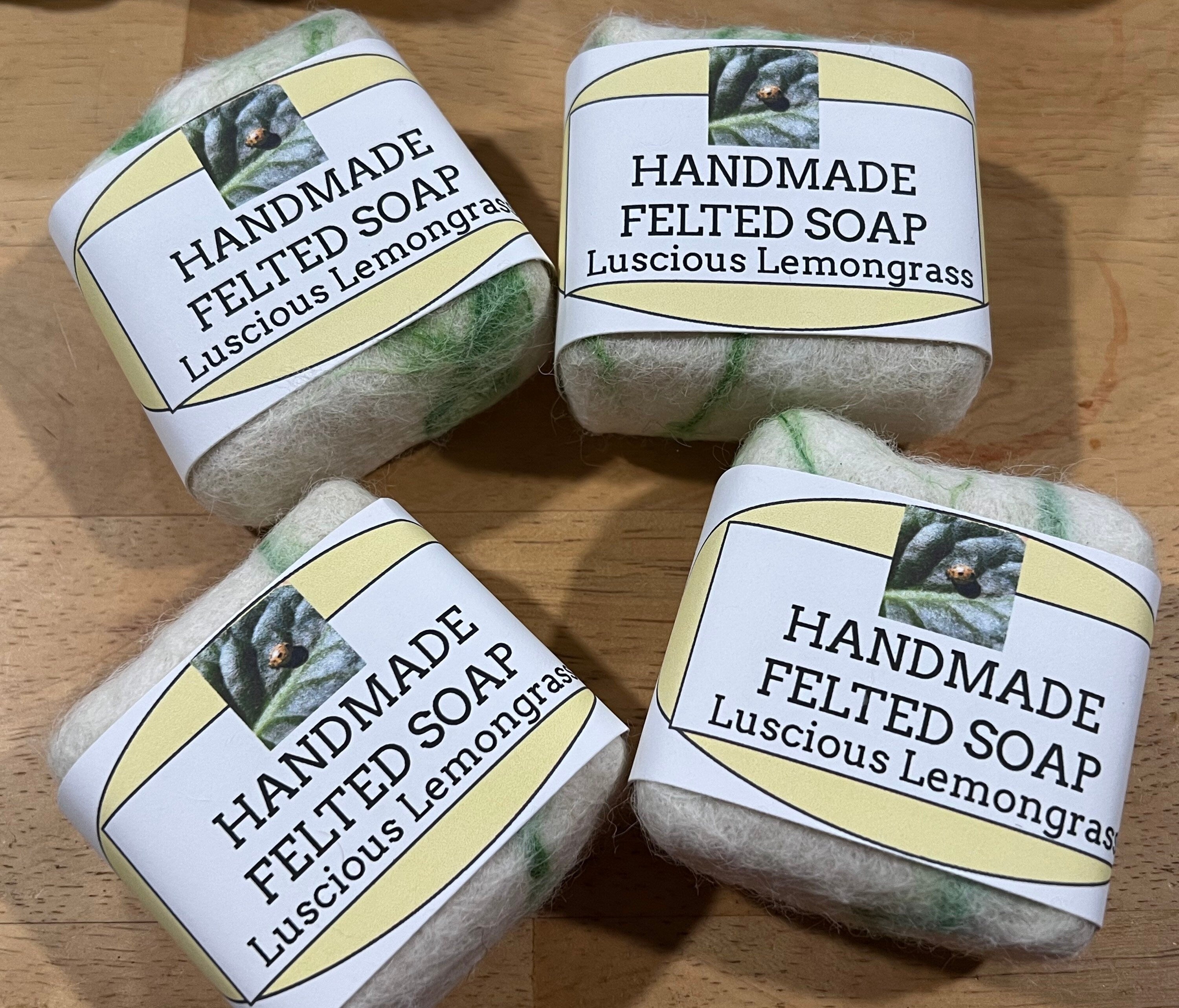 Handmade Alpaca Felted Soap